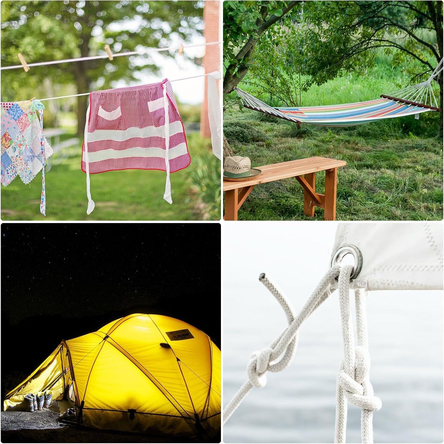 Cuerda Paracord 30m PATIKIL 250kg 4mm Color Arcoíris