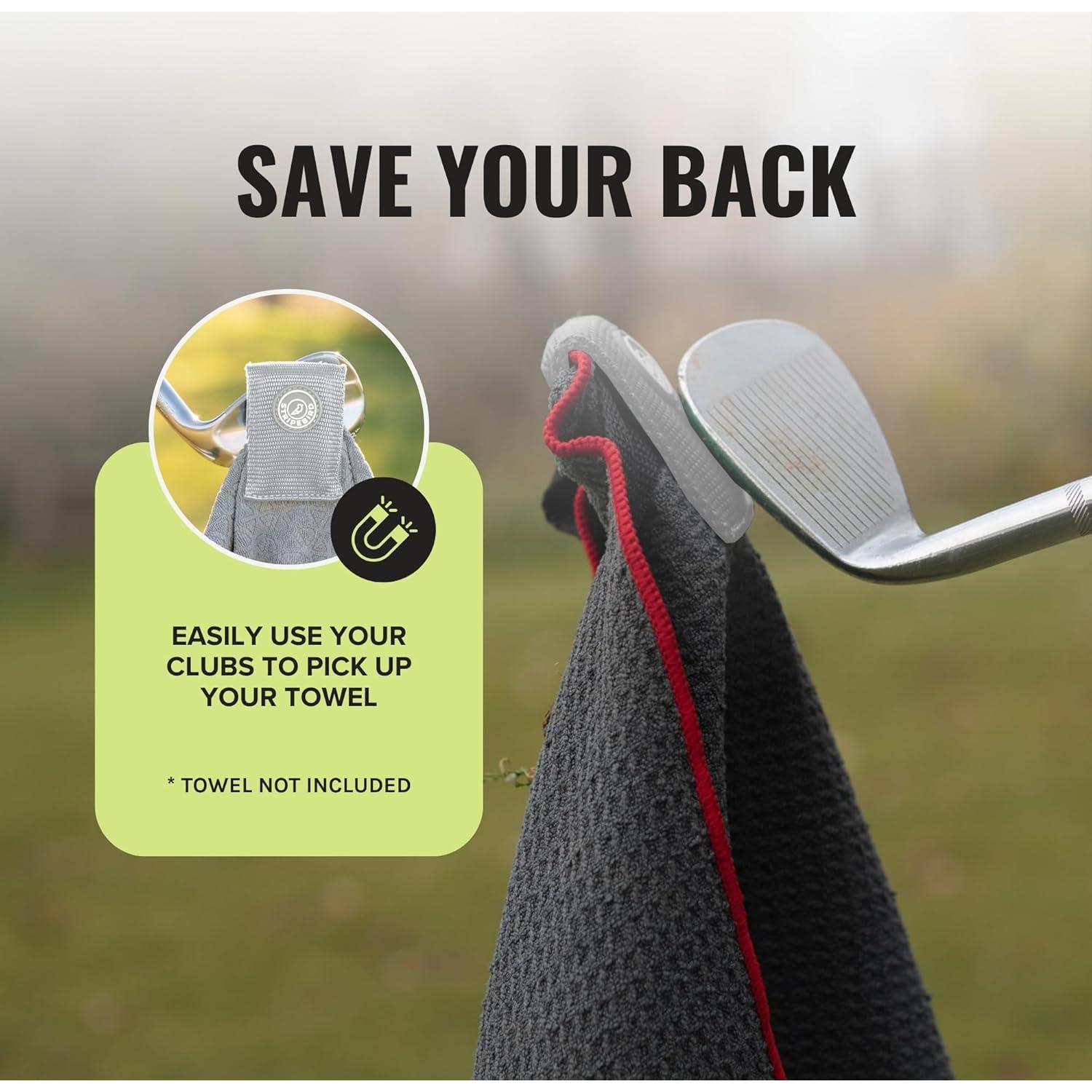 Clip Magnético para Toalla de Golf Stripebird - Gris - N50