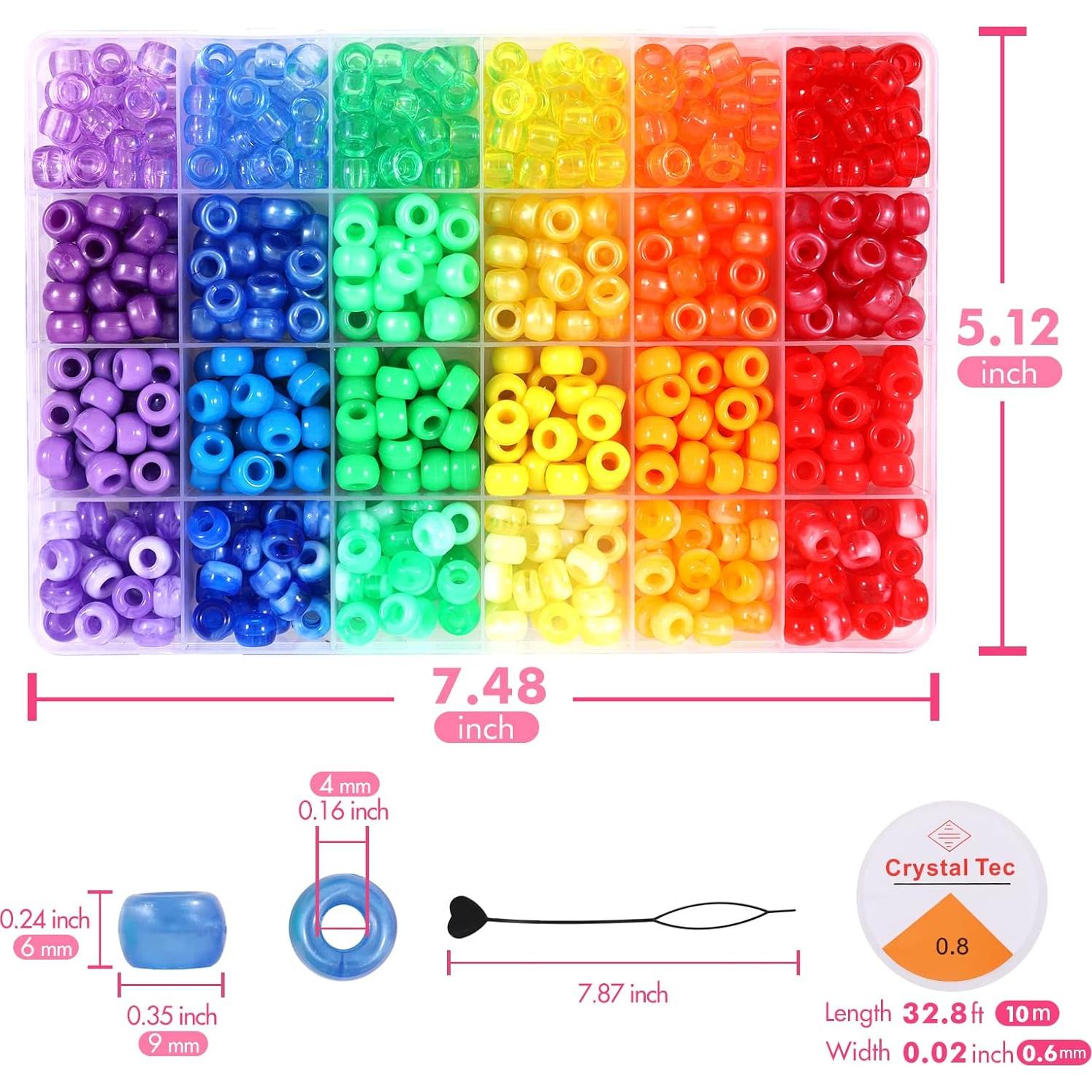 Kit de Pulseras de Cuentas de Pony Miss Rabbit 720 Piezas