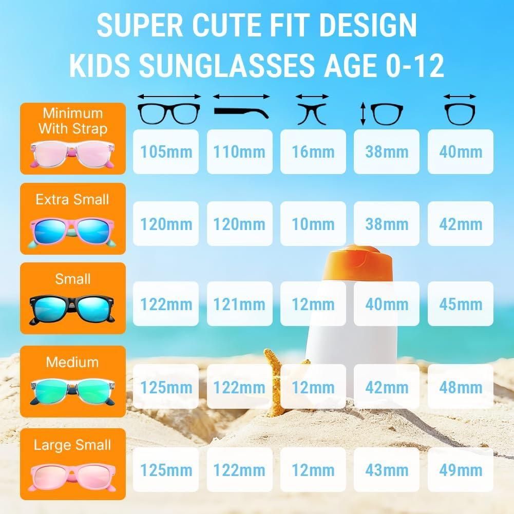 Gafas de sol polarizadas Pro Acme para niños 3-12 años