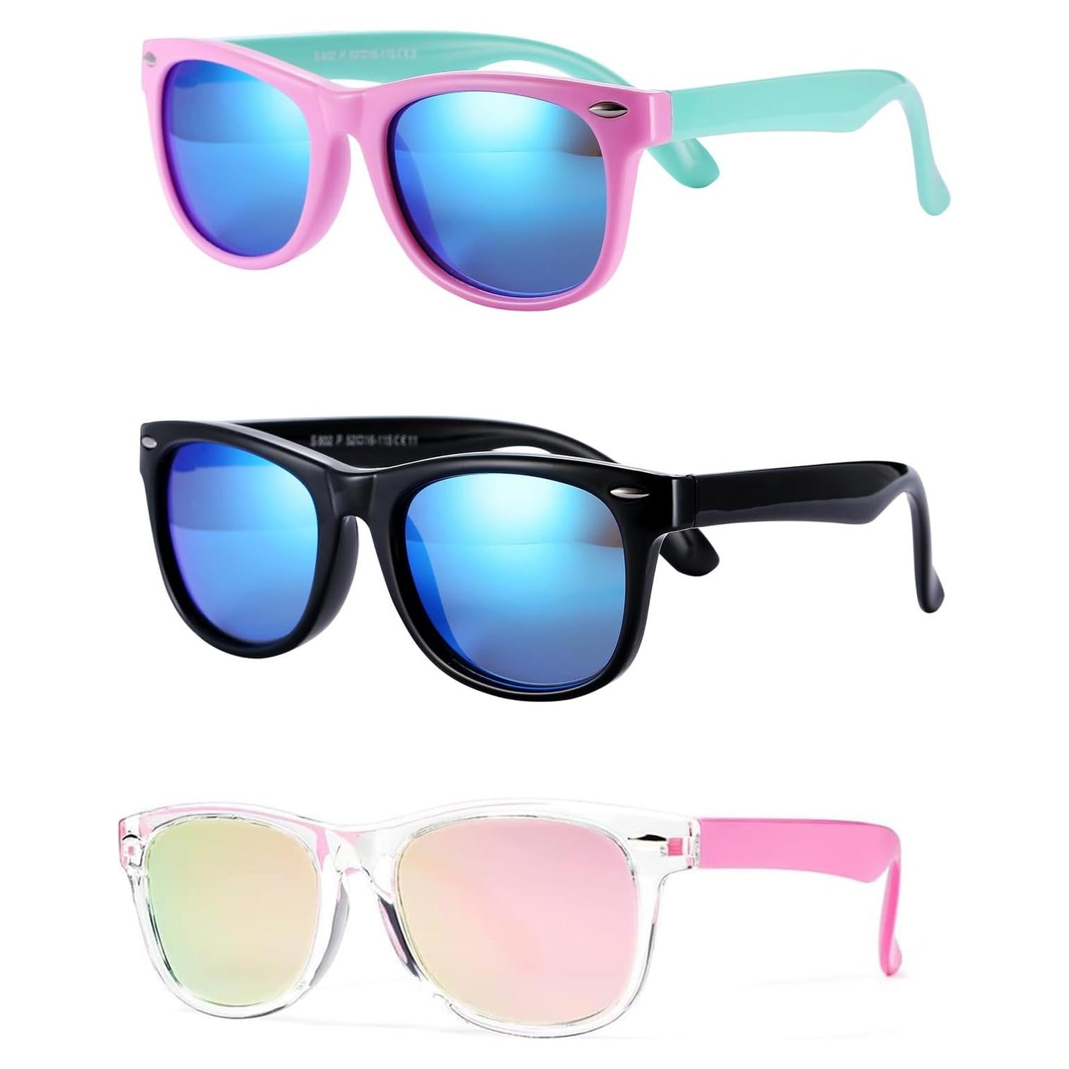 Gafas de sol polarizadas Pro Acme Kids, 3-12 años, marco flexible