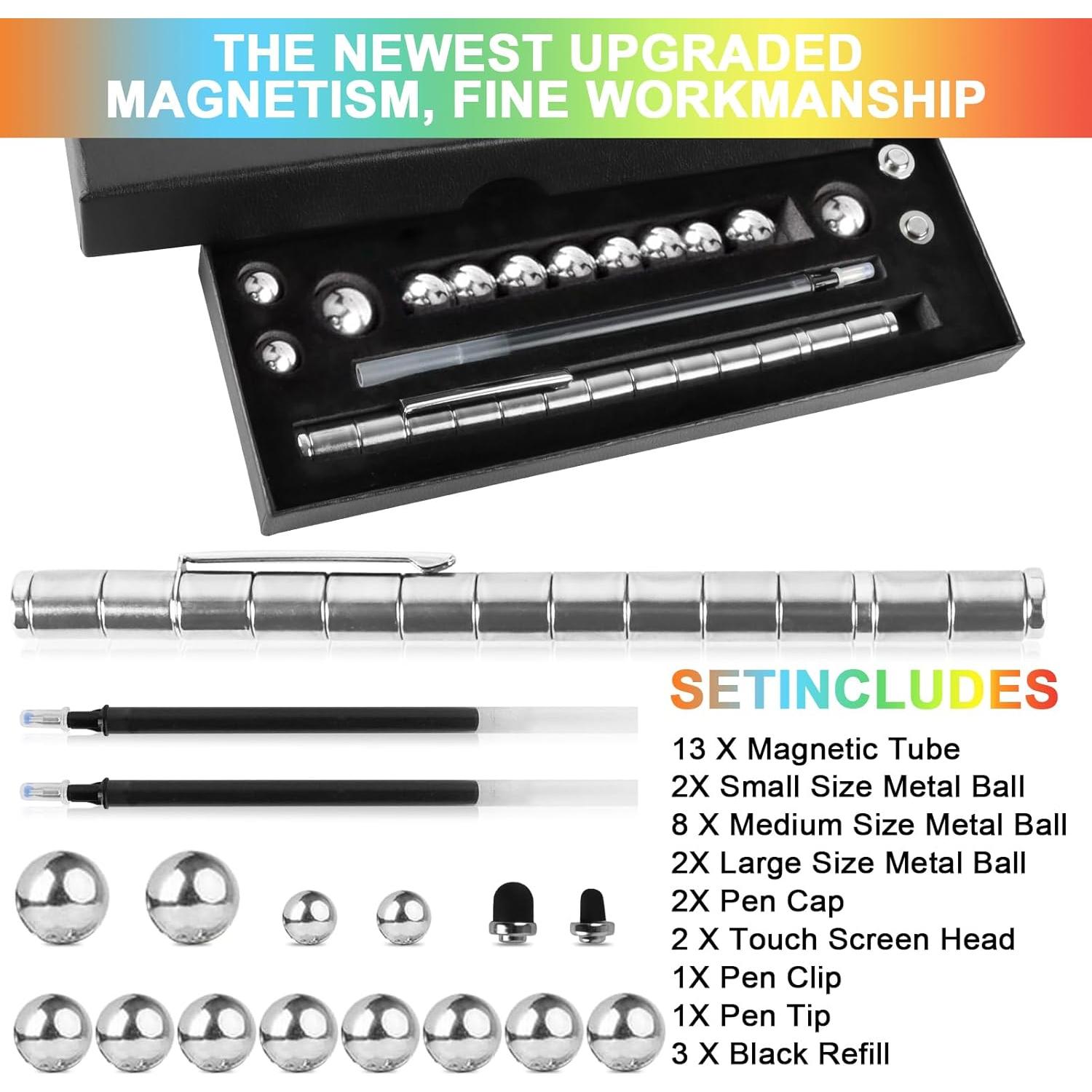 Bolígrafo Antiestrés Magnético Moonhua para Alivio de Ansiedad