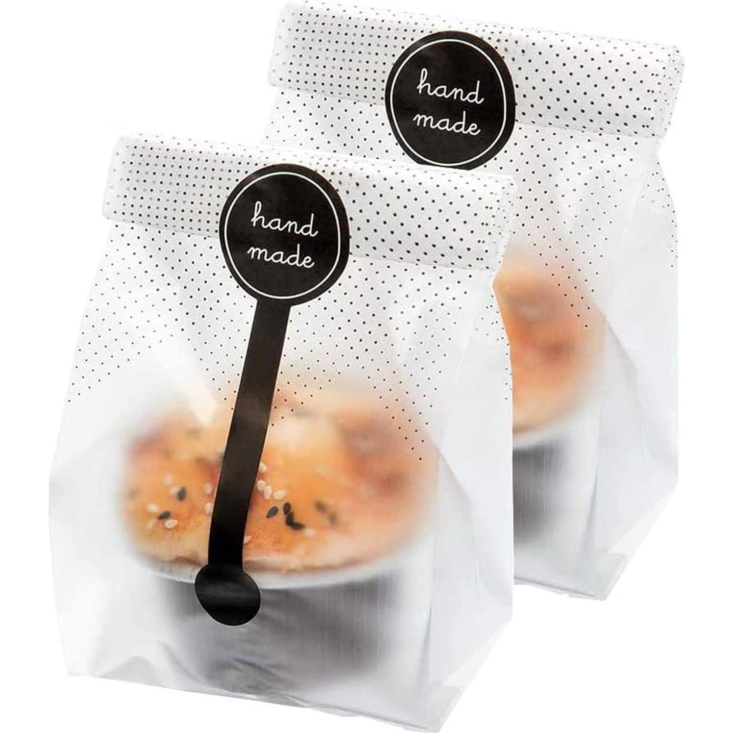 Bolsas Plásticas Translúcidas Palksky 200 Pcs para Galletas y Dulces