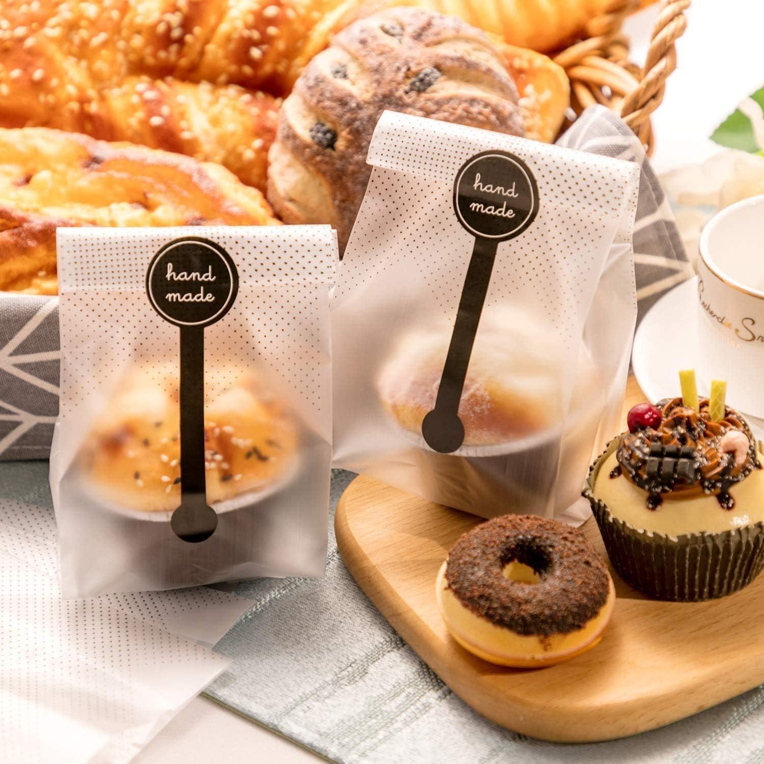 Bolsas Plásticas Translúcidas Palksky 200 Pcs para Galletas y Dulces