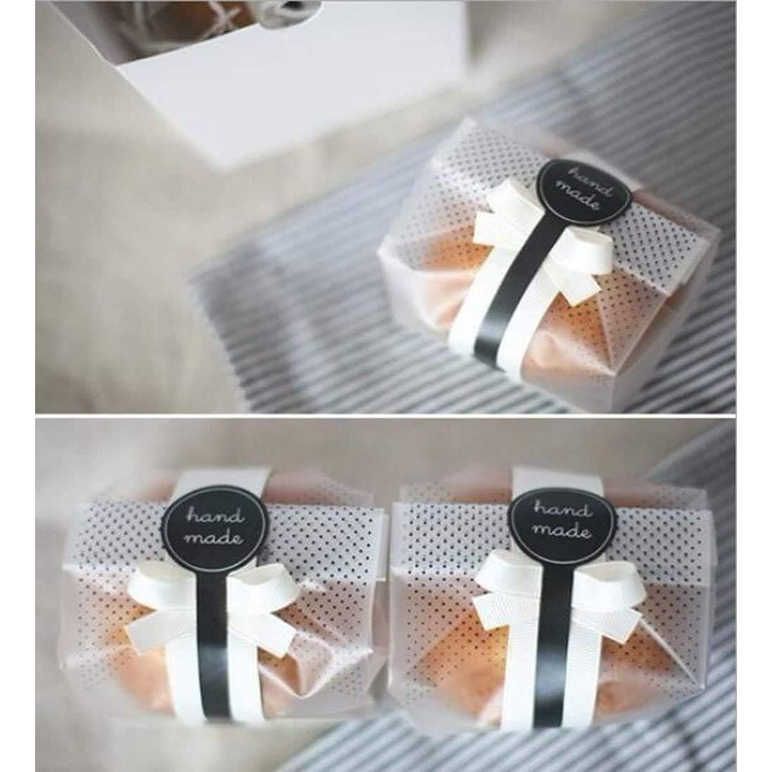 Bolsas Plásticas Translúcidas Palksky 200 Pcs para Galletas y Dulces