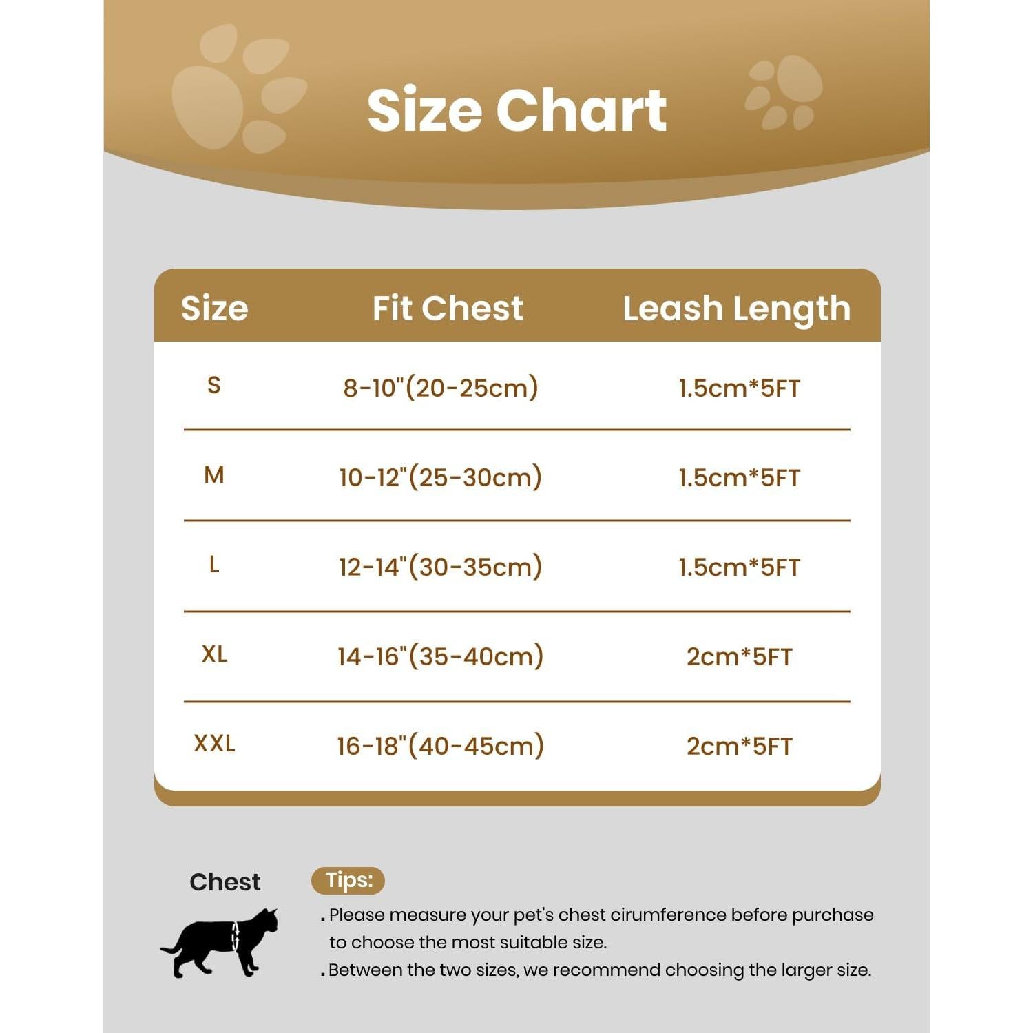 Arnés y Correa para Gato FAYOGOO Negro a Prueba de Escape