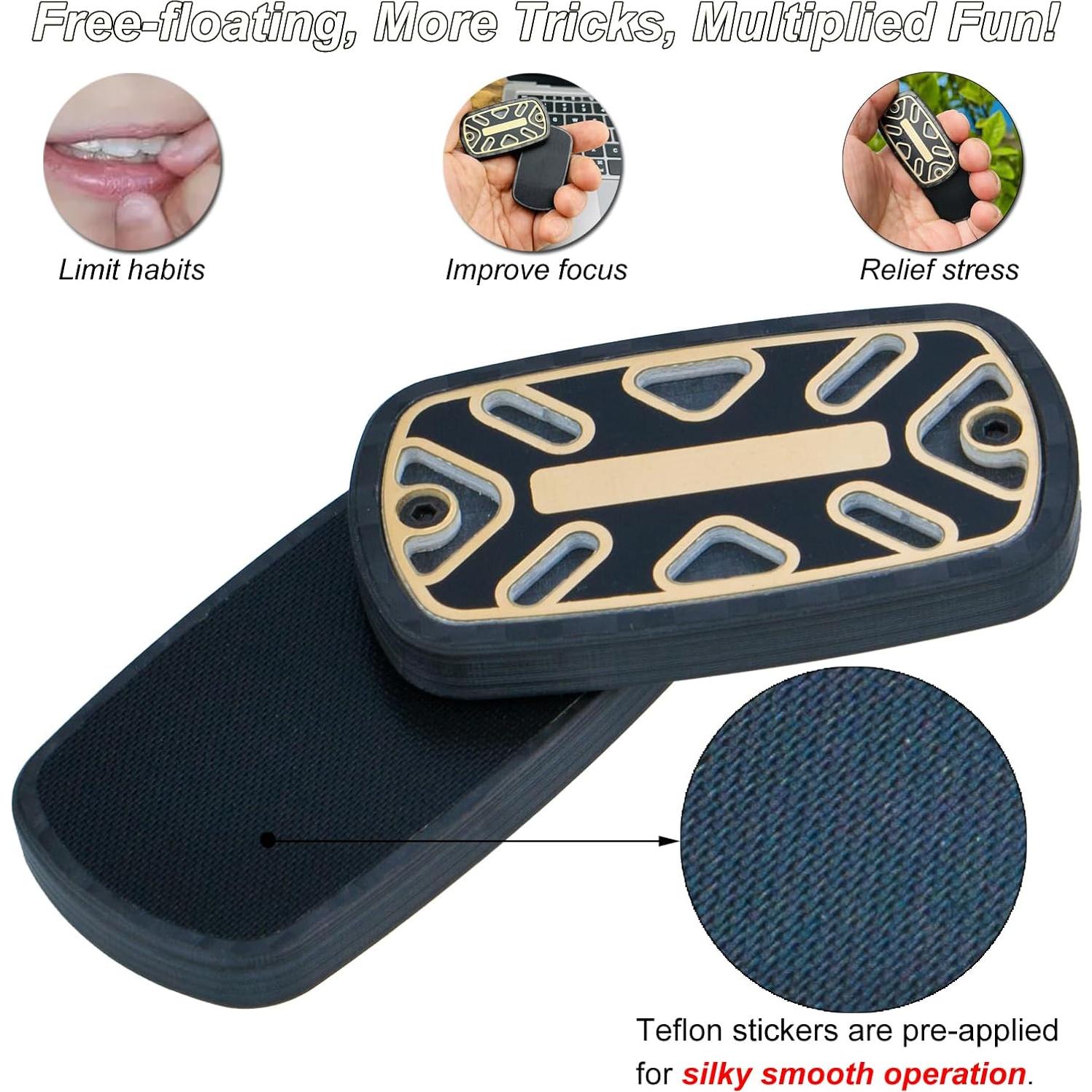 DjuiinoStar Deslizador Antiestrés de Fibra de Carbono