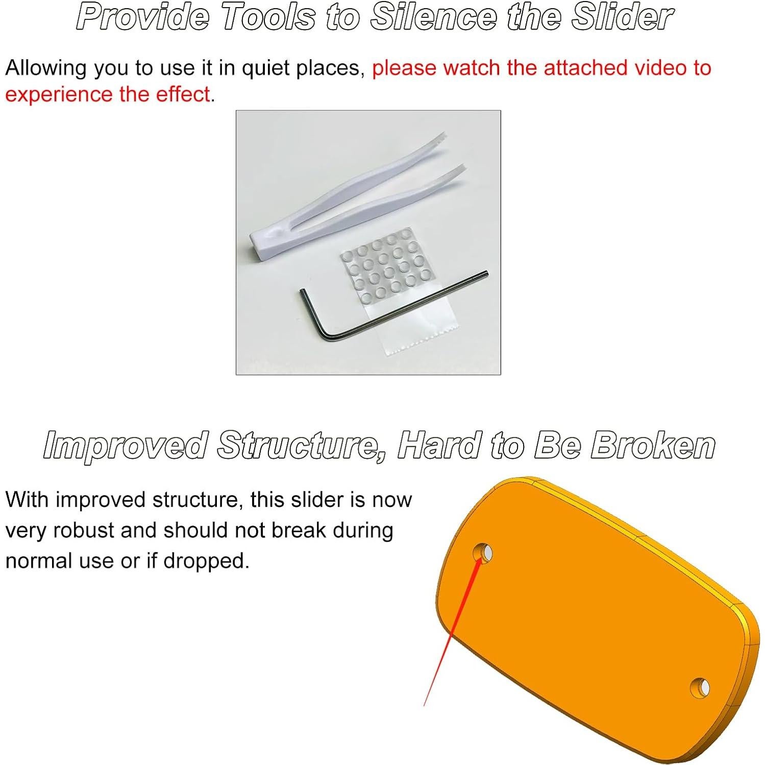 DjuiinoStar Deslizador Antiestrés de Fibra de Carbono