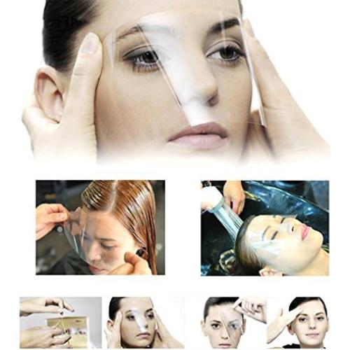 Escudos Faciales Desechables LWBTOSEE 100 Pcs Protección Cabello