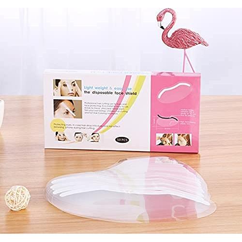 Escudos Faciales Desechables LWBTOSEE 100 Pcs Protección Cabello