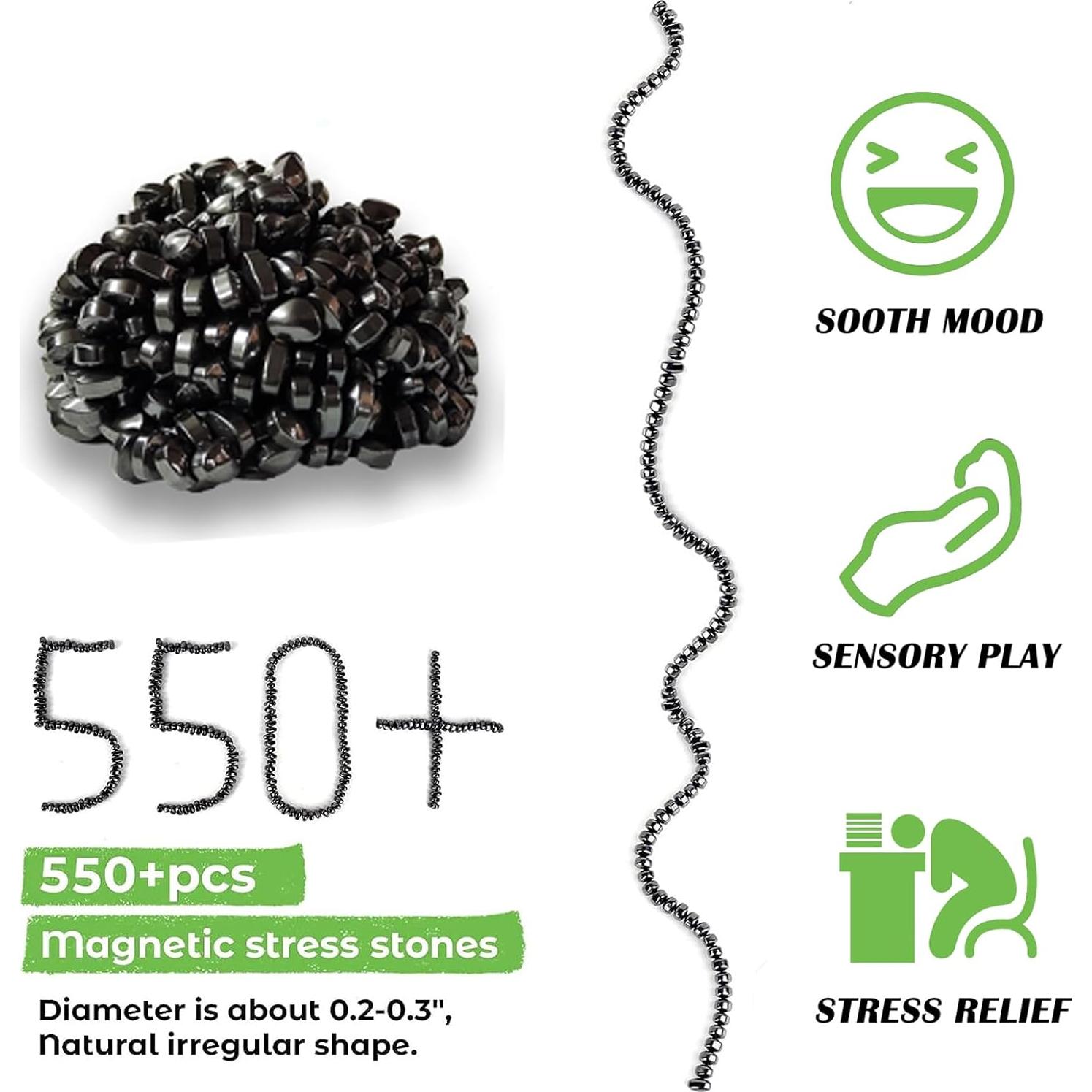 Bolas Magnéticas Antiestrés Matassari 550 PCS 5mm