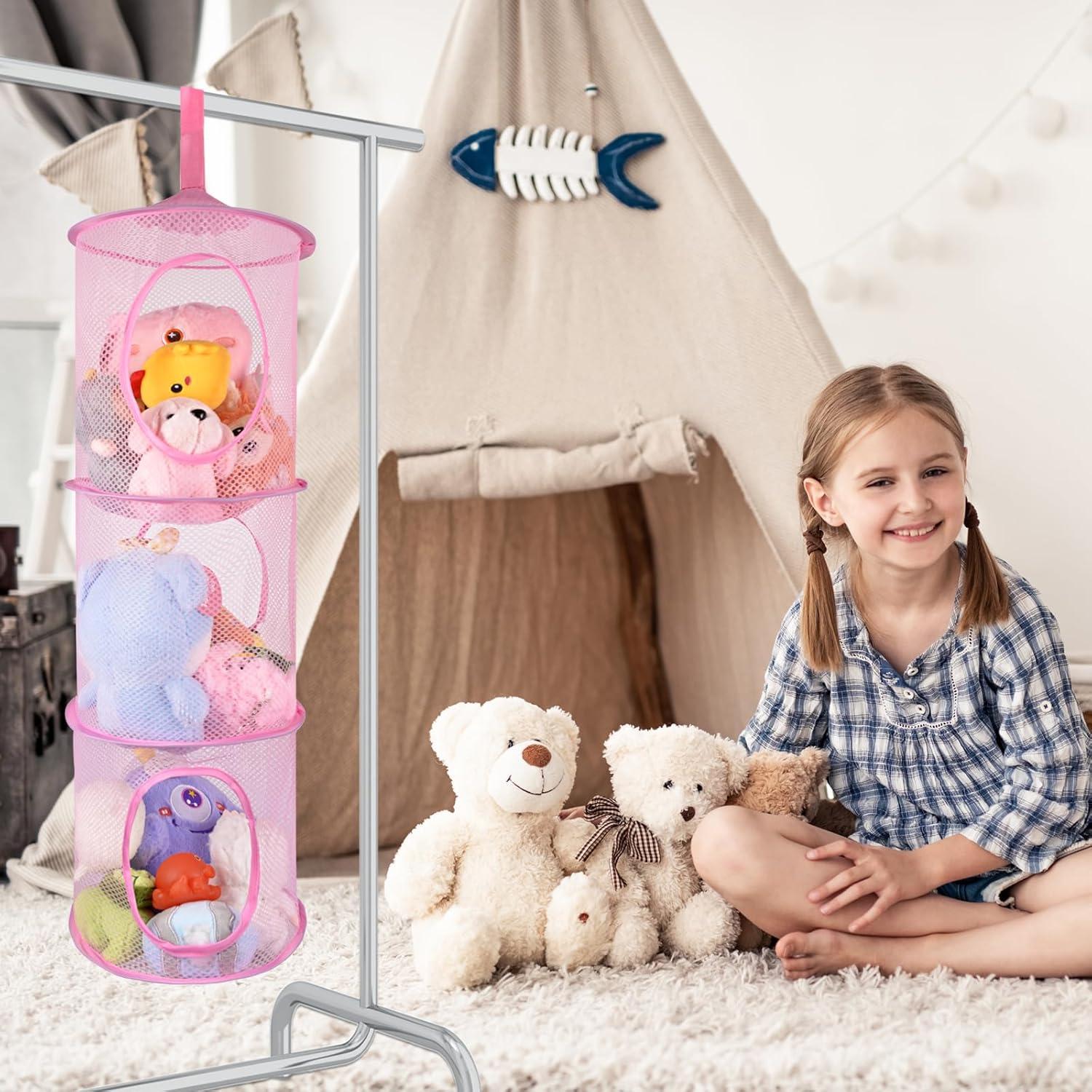 Organizador de Almacenamiento de Peluches ChezMax - 3 Niveles Plegable