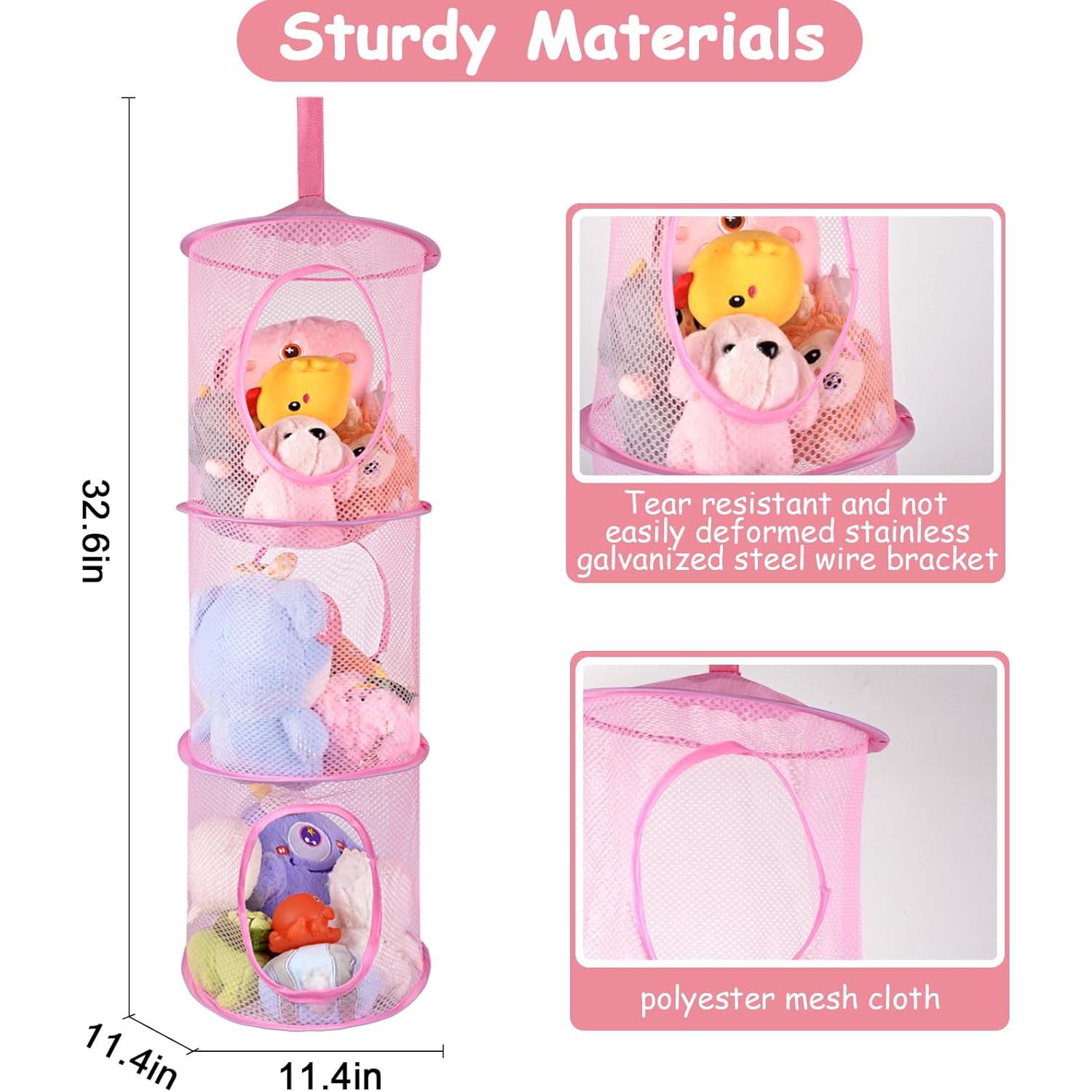 Organizador de Almacenamiento de Peluches ChezMax - 3 Niveles Plegable