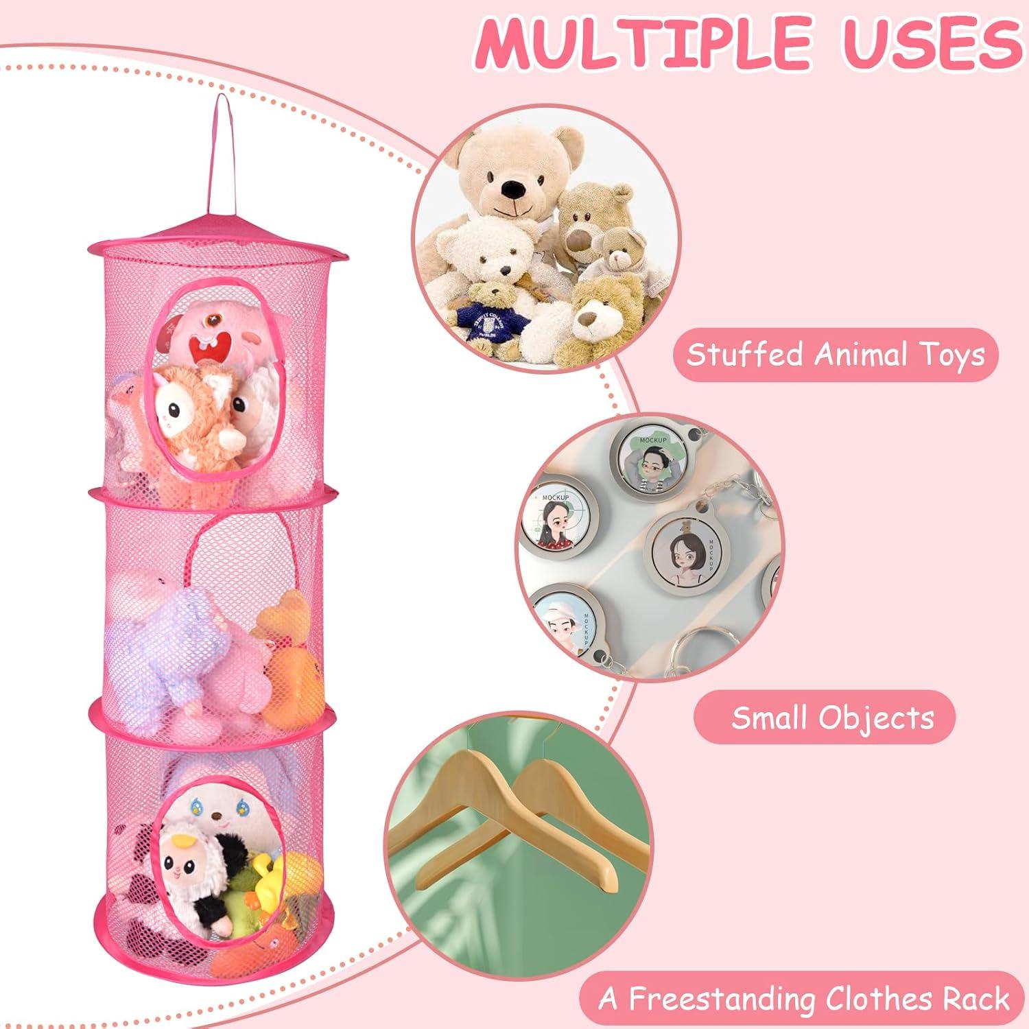 Organizador de Almacenamiento de Peluches ChezMax - 3 Niveles Plegable