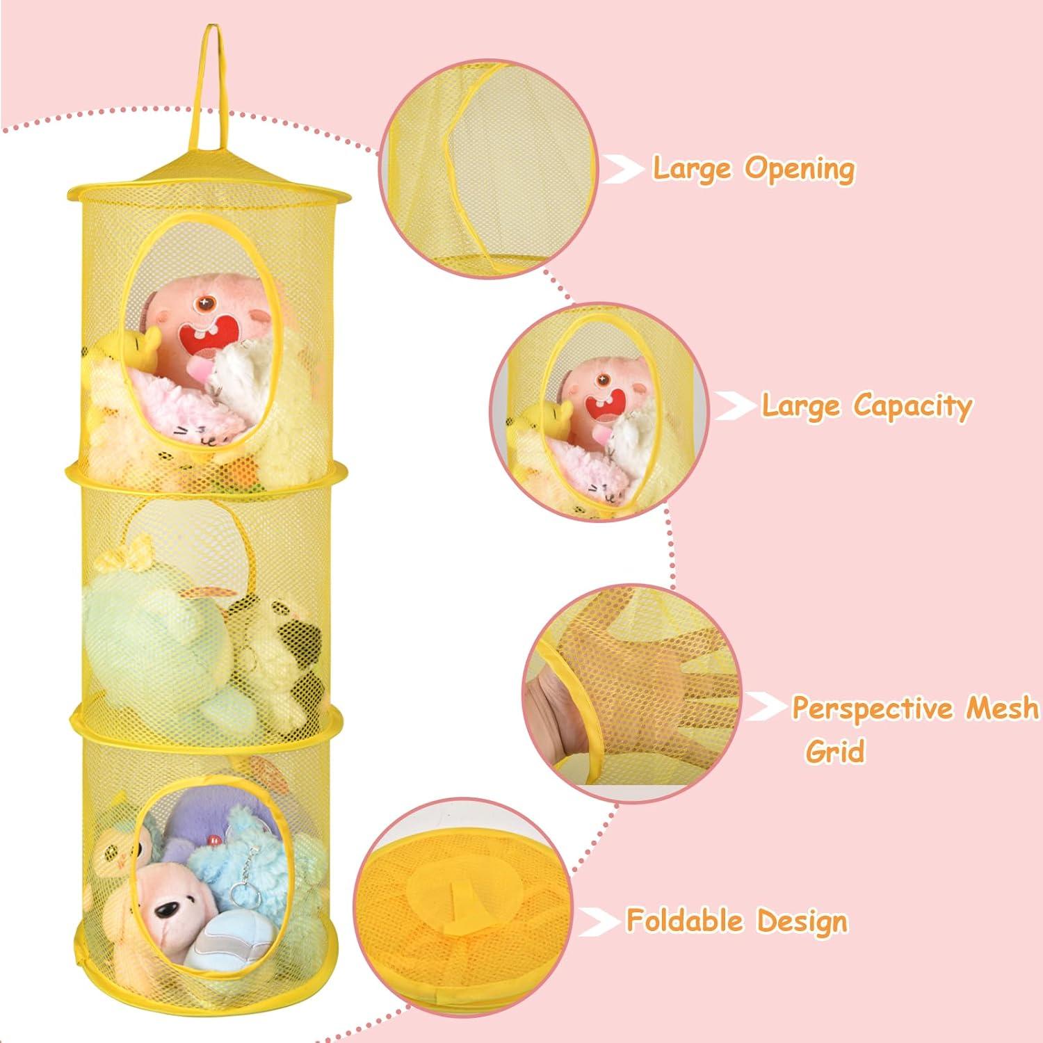 Organizador de Almacenamiento de Peluches ChezMax - 3 Niveles Plegable