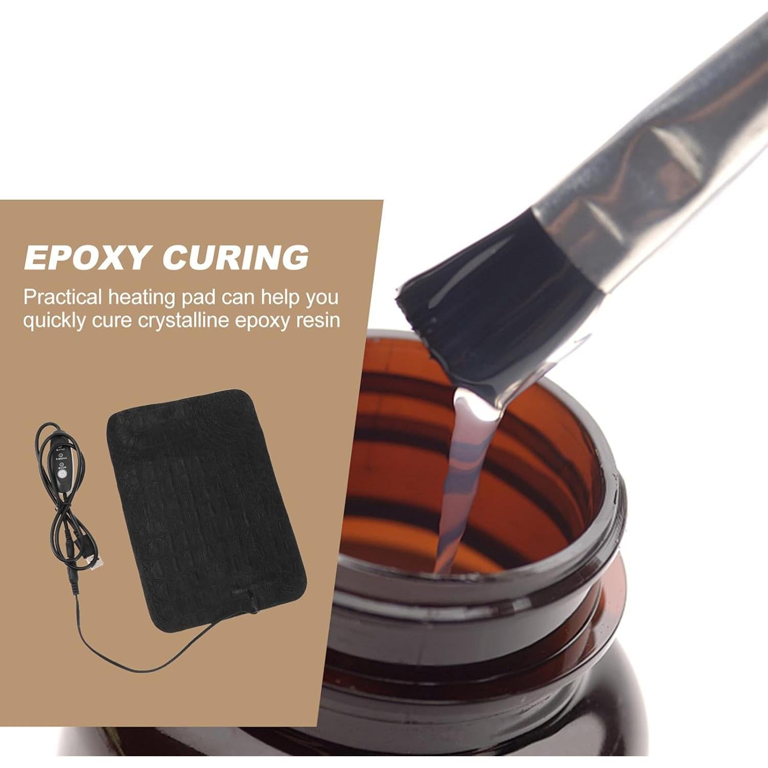 Alfombrilla Térmica EXCEART 15x22cm Control Digital para Germinación