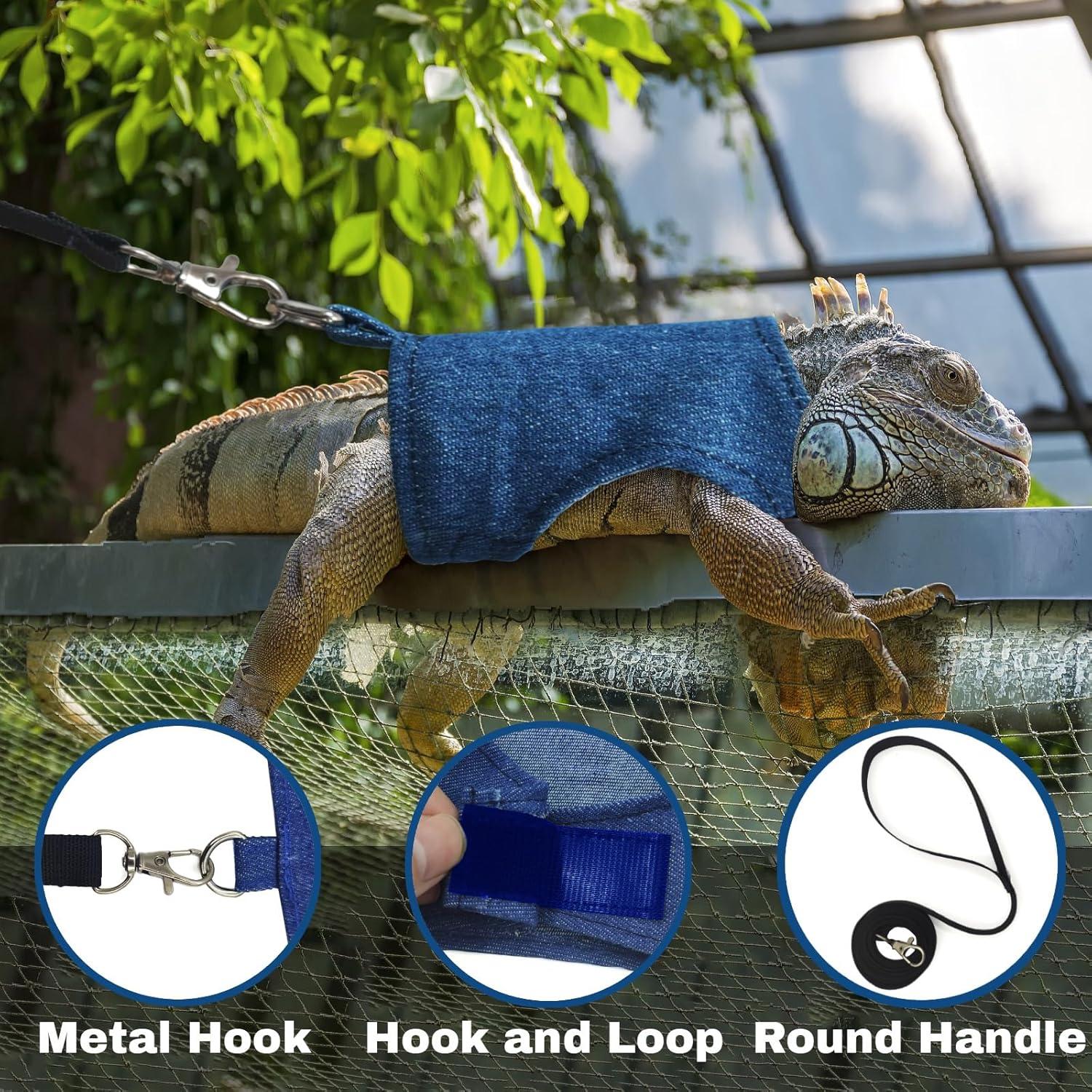 Conjunto Arnés y Correa Ajustable XQIGI para Dragón Barbudo