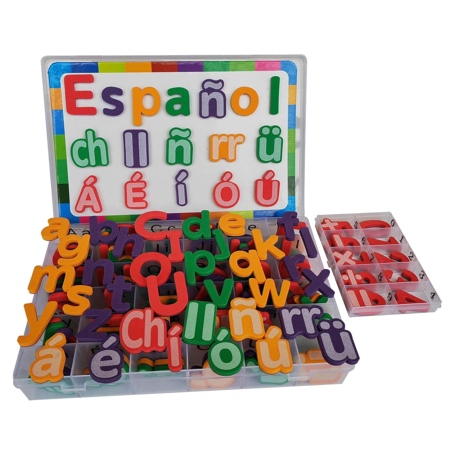 Letras y Números Magnéticos ShenVenga para Niños - 129 Piezas