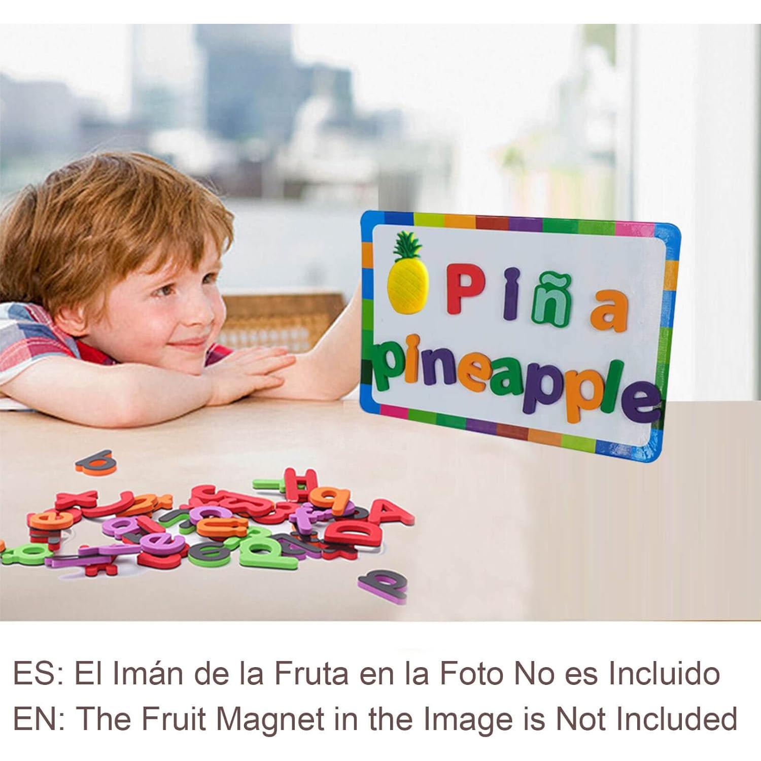 Letras y Números Magnéticos ShenVenga para Niños - 129 Piezas
