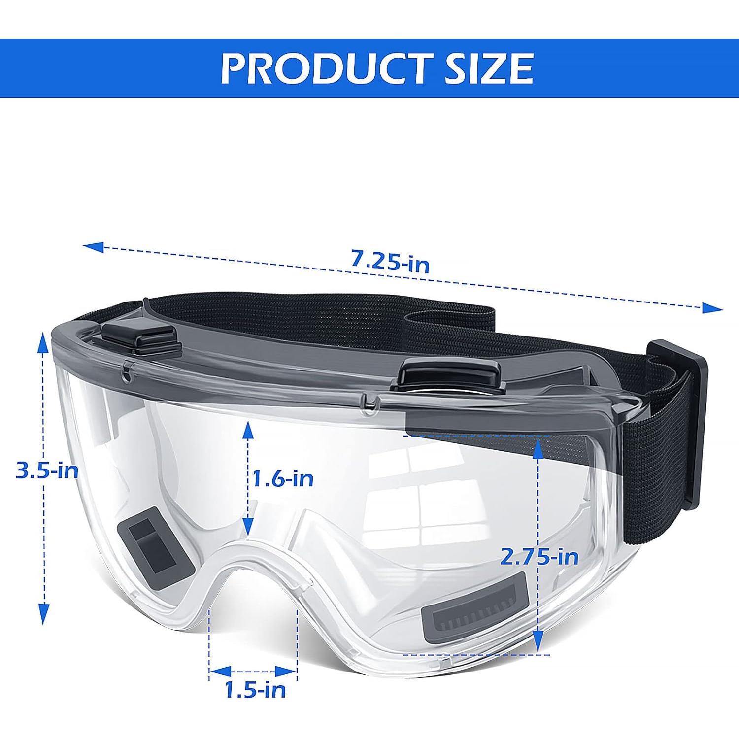 Gafas de Seguridad OXG 6 Paquetes Antivaho ANSI Z87.1