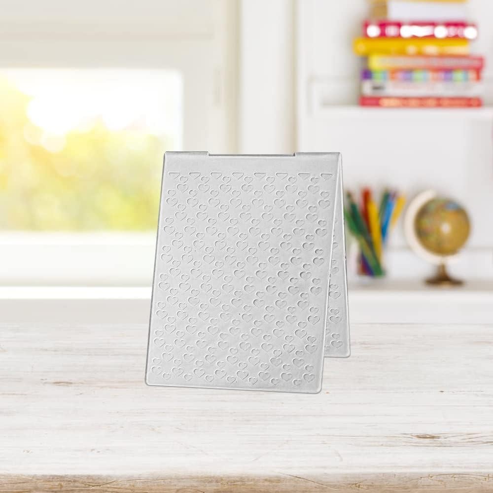 Carpeta de Embossing Plástica LANGFON Corazones 10.5x14.5cm