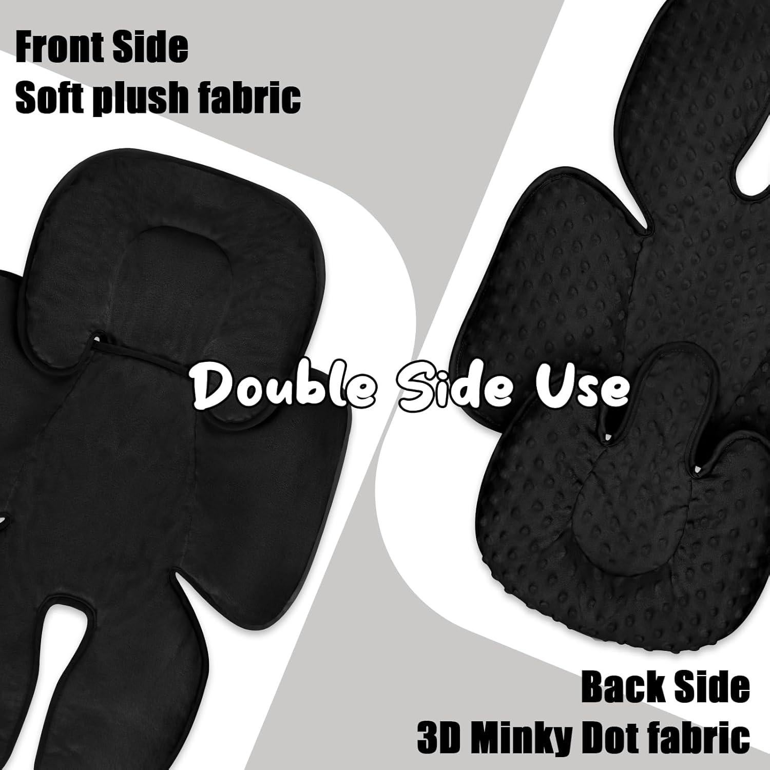 Cojín Soporte para Asiento de Automóvil Bebé GFU Negro 2 en 1