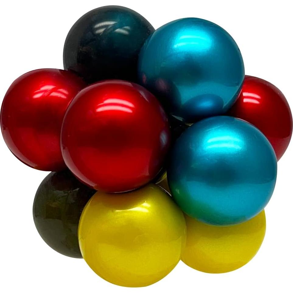 Brainwright ICOSA Bola Antiestrés Atómica 20cm Colores Vibrantes