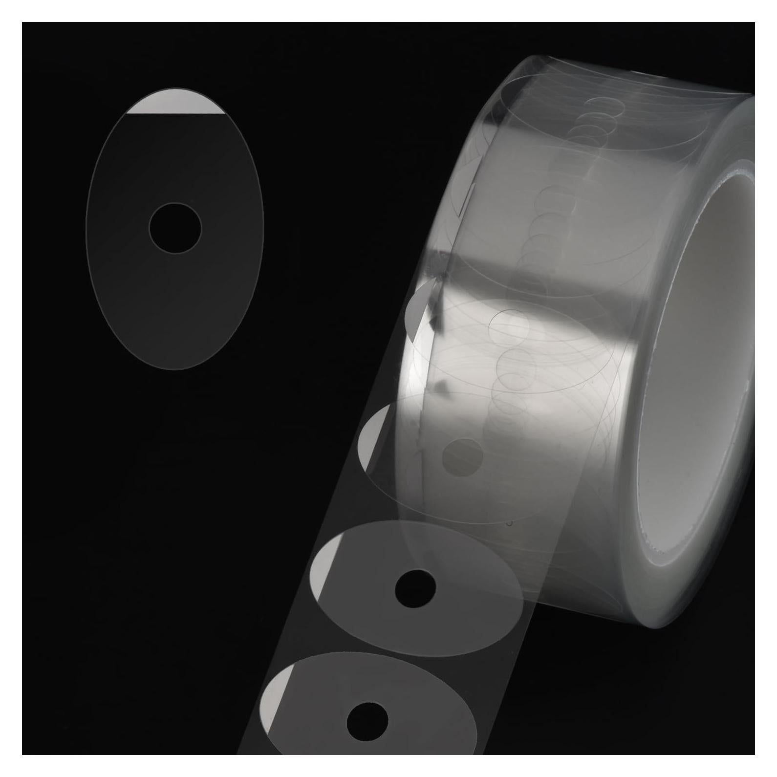 1000 Almohadillas Transparentes Antideslizantes Hasefam 42x26mm