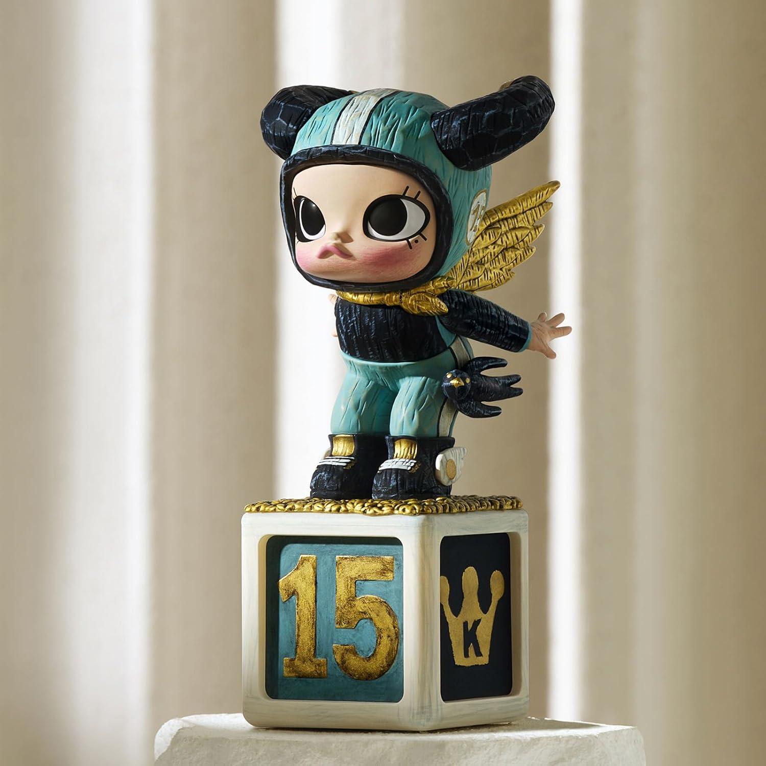 Estatuas de Aniversario POP MART Molly Clásica Retro 2 Figuras