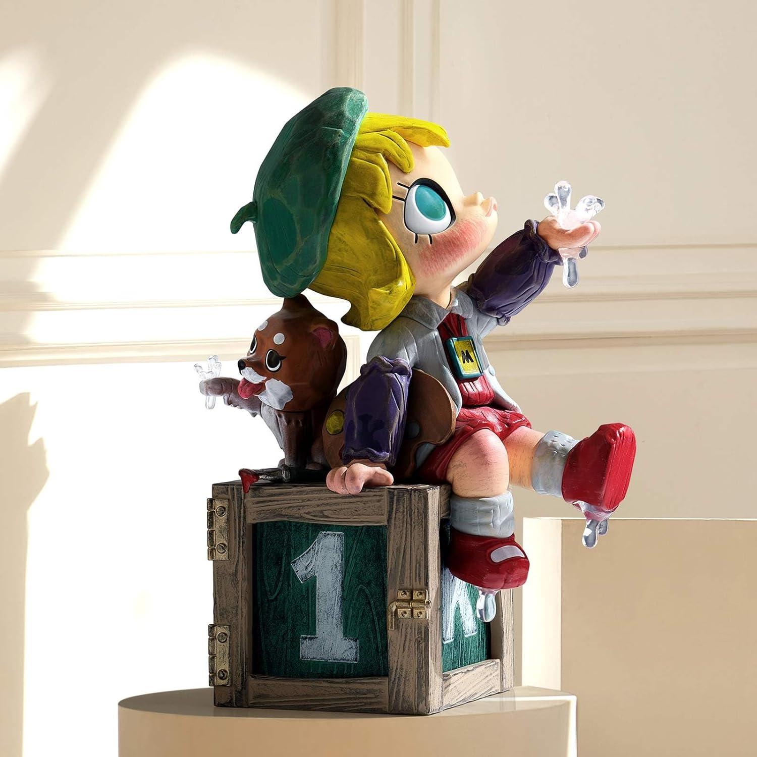 Estatuas de Aniversario POP MART Molly Clásica Retro 2 Figuras