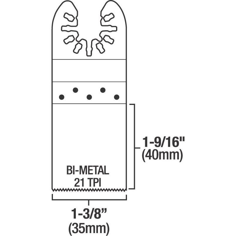 Cuchilla de Corte Flush Bi-Metal Genesis GAMT521 3.49 cm