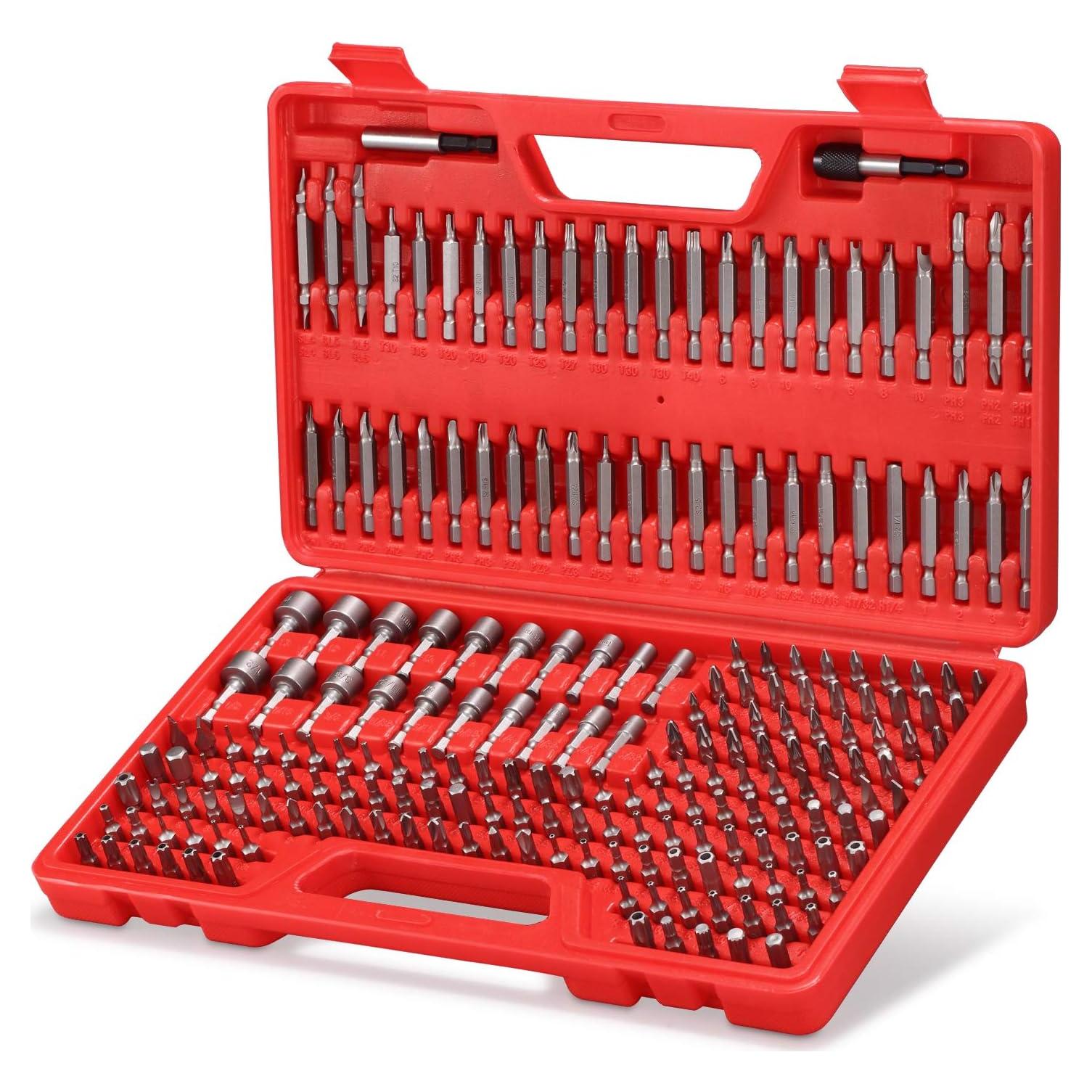 Juego de 214 Piezas de Puntas de Destornillador ARUCMIN S2