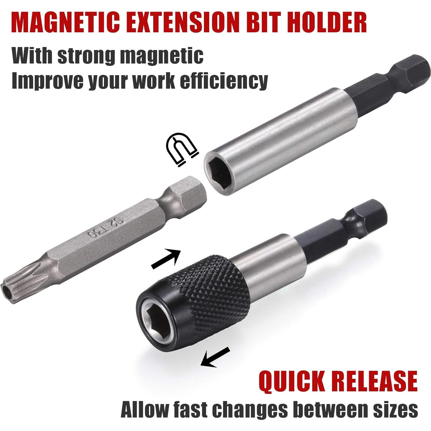 Juego de 214 Piezas de Puntas de Destornillador ARUCMIN S2