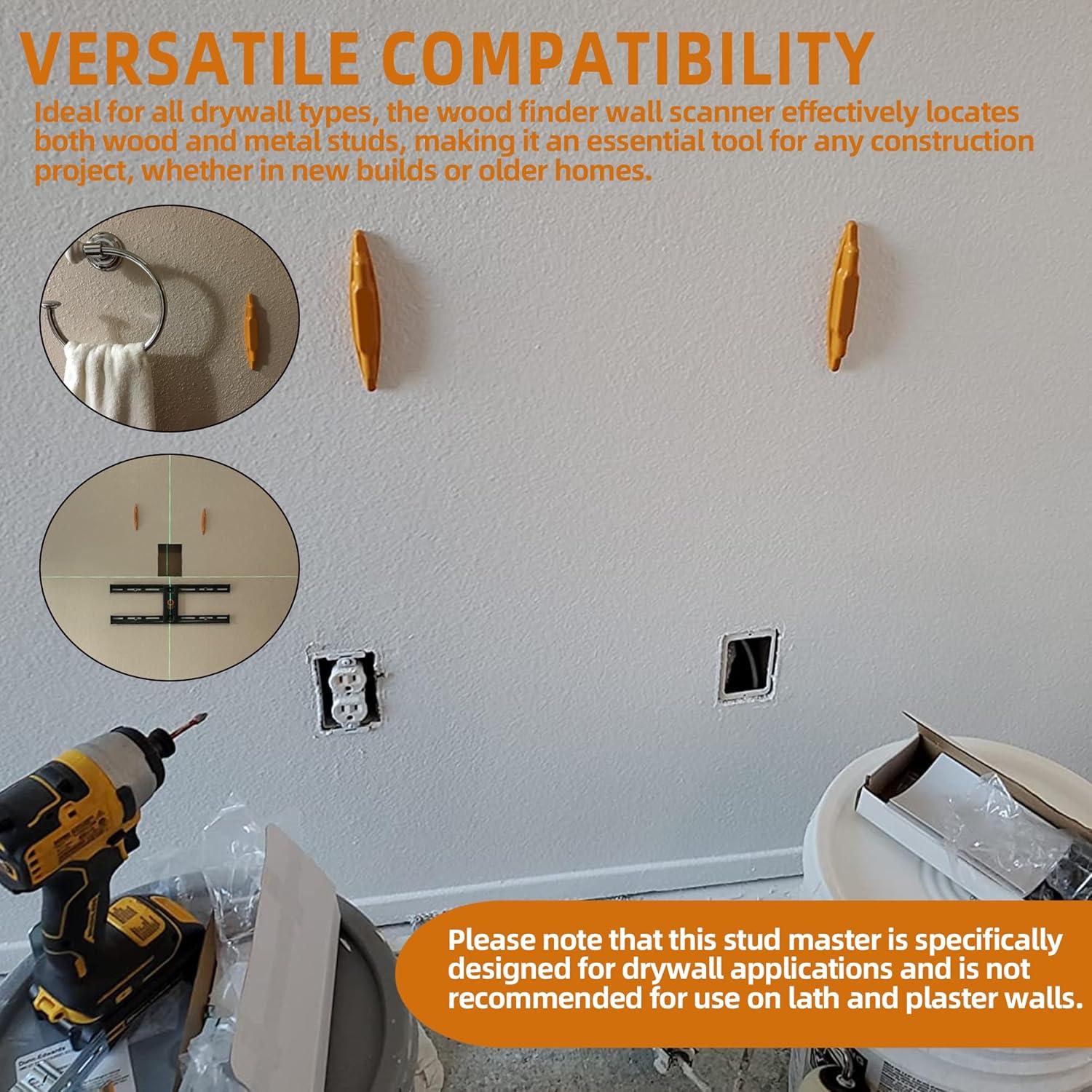 Escáner de Pared Magnético Calvana - Paquete de 2, Sin Baterías