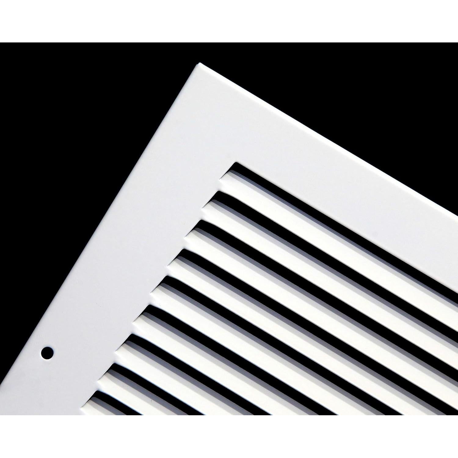 Rejilla de Retorno de Aire HVAC Premium 30 x 10 cm - Blanca