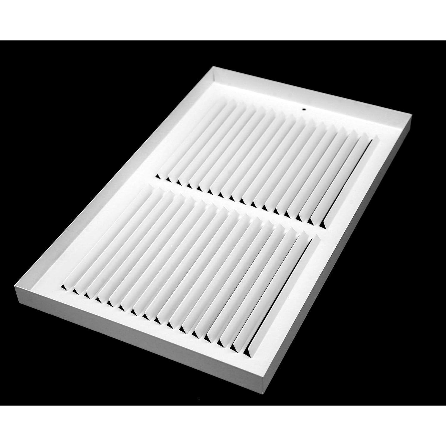 Rejilla de Retorno de Aire HVAC Premium 30 x 10 cm - Blanca