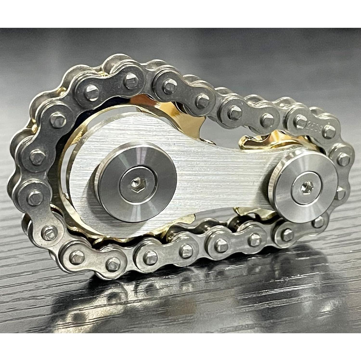 Cadena Fidget Sprocket Wewinn Dorado 60x36x12 mm EDC