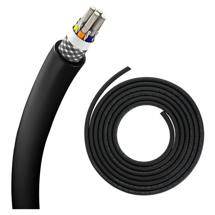 Cable Eléctrico Blindado 16AWG 4 Núcleos 3.66m Huajiang