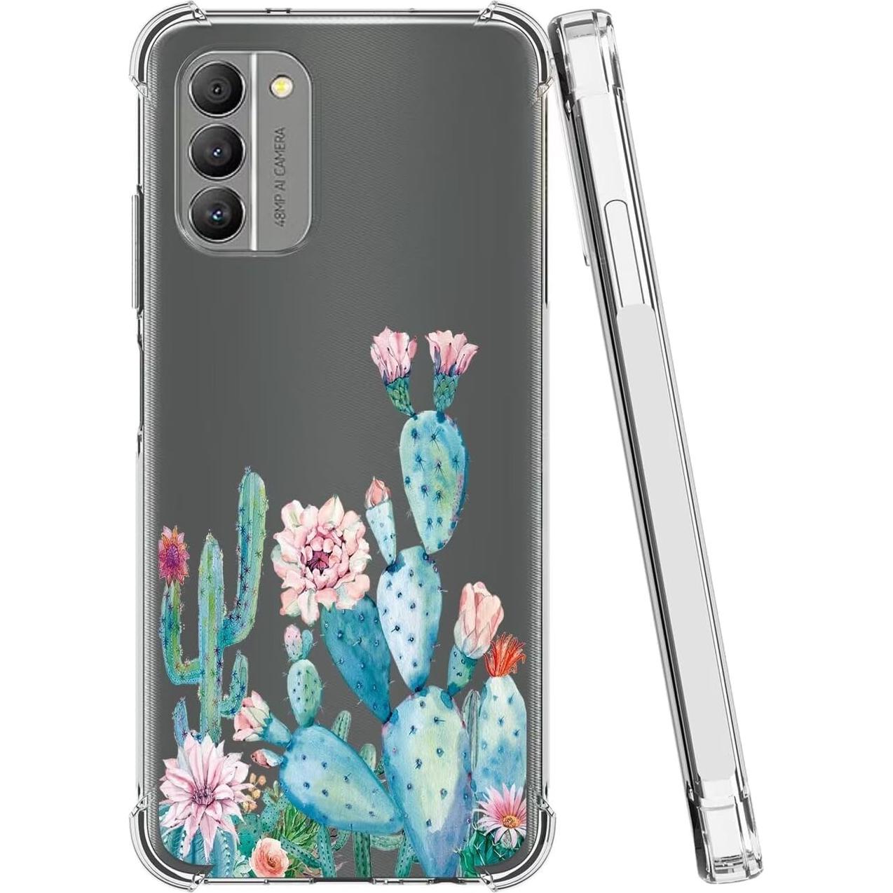 Funda Protectora TPU Floral para Nokia G400 5G Cactus