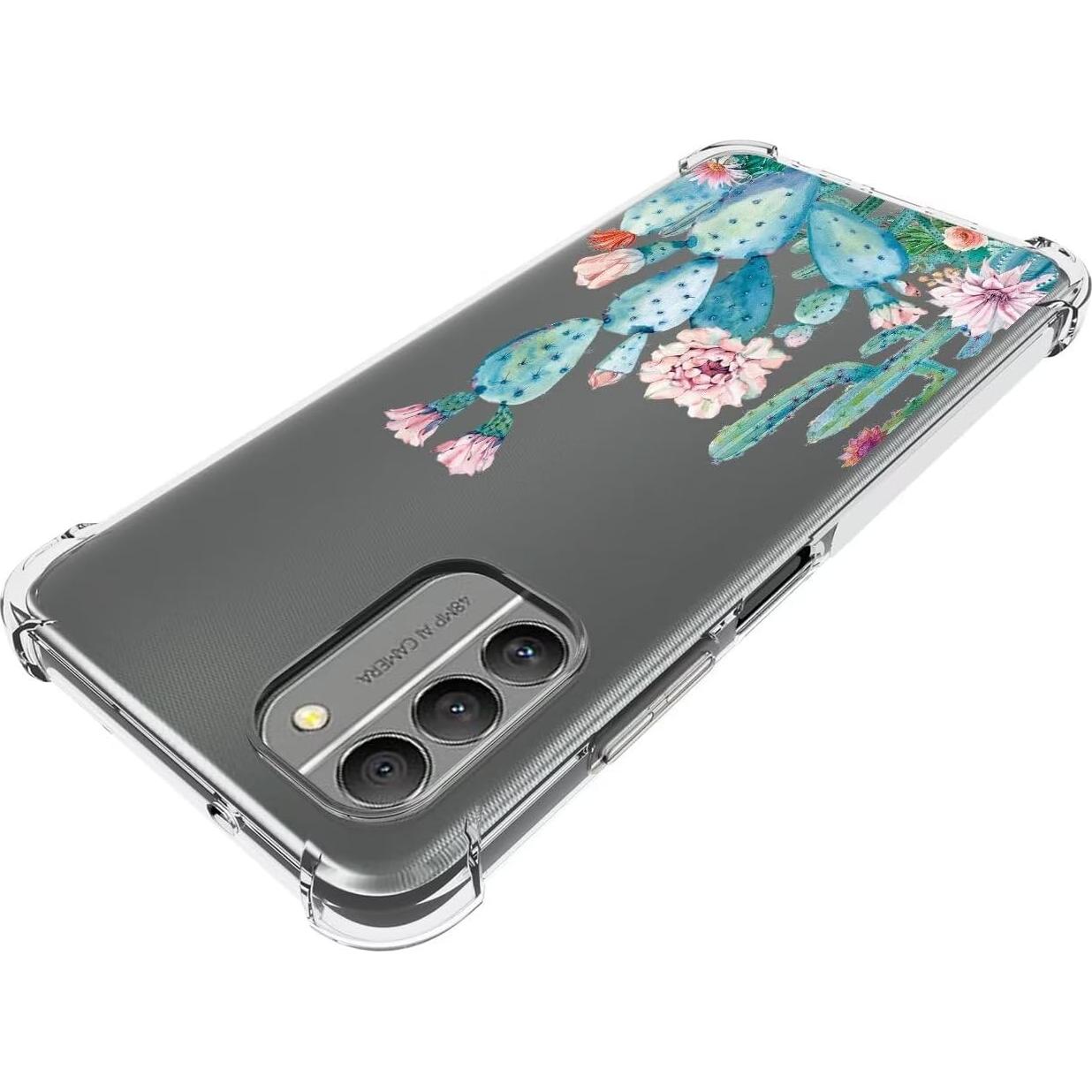 Funda Protectora TPU Floral para Nokia G400 5G Cactus