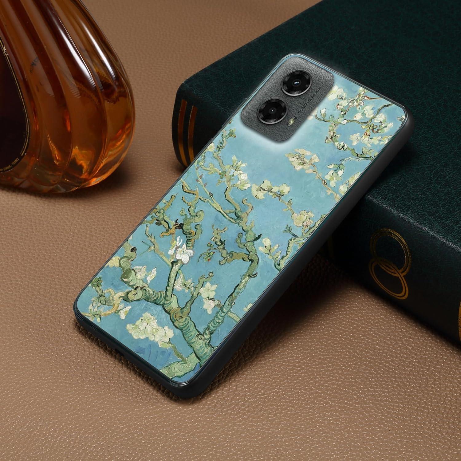 Funda delgada a prueba de golpes Van Gogh para Moto G 5G 2024