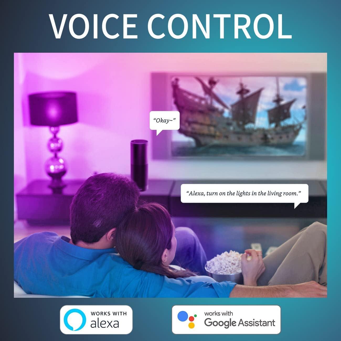 Bombillas Inteligentes ANWIO E12 LED 4.9W 470LM 2 Paquete