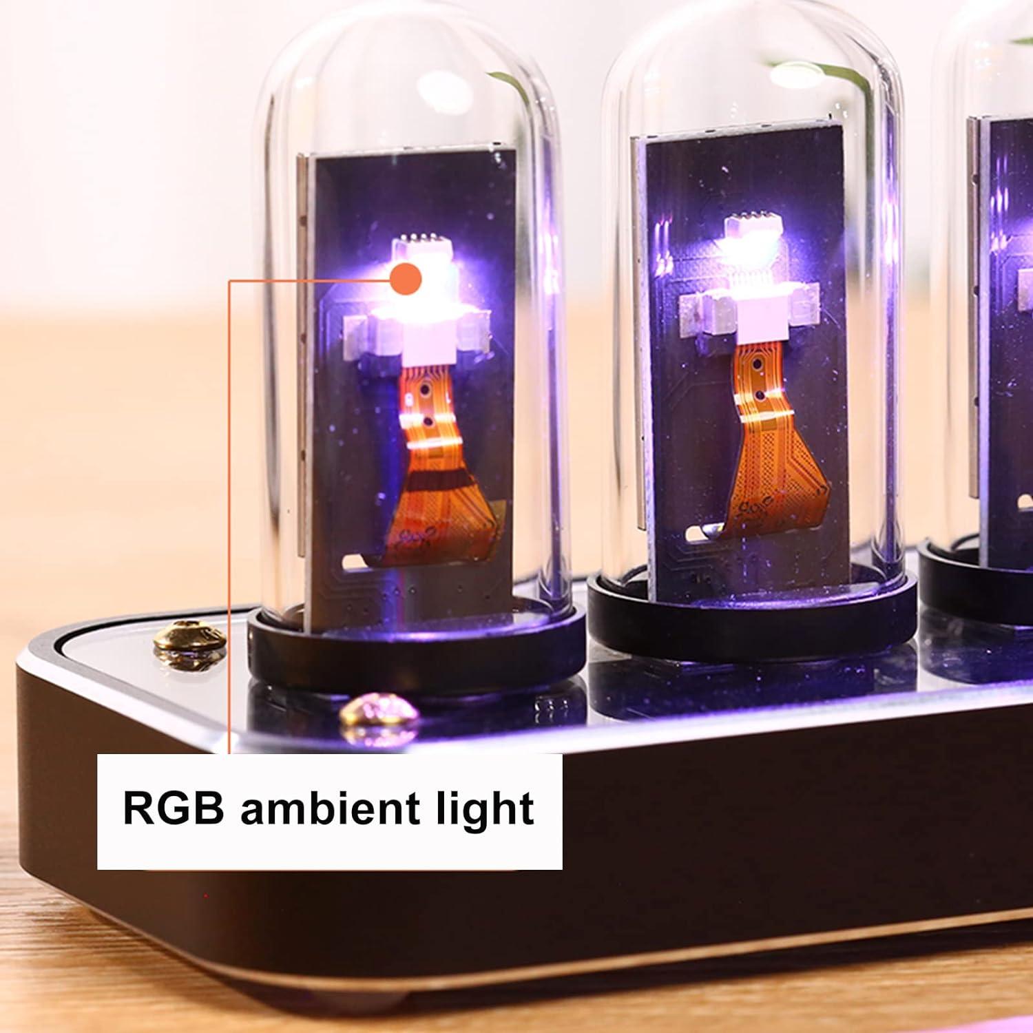 Reloj Nixie TPHRAVAL Digital Retro con Control Gestual