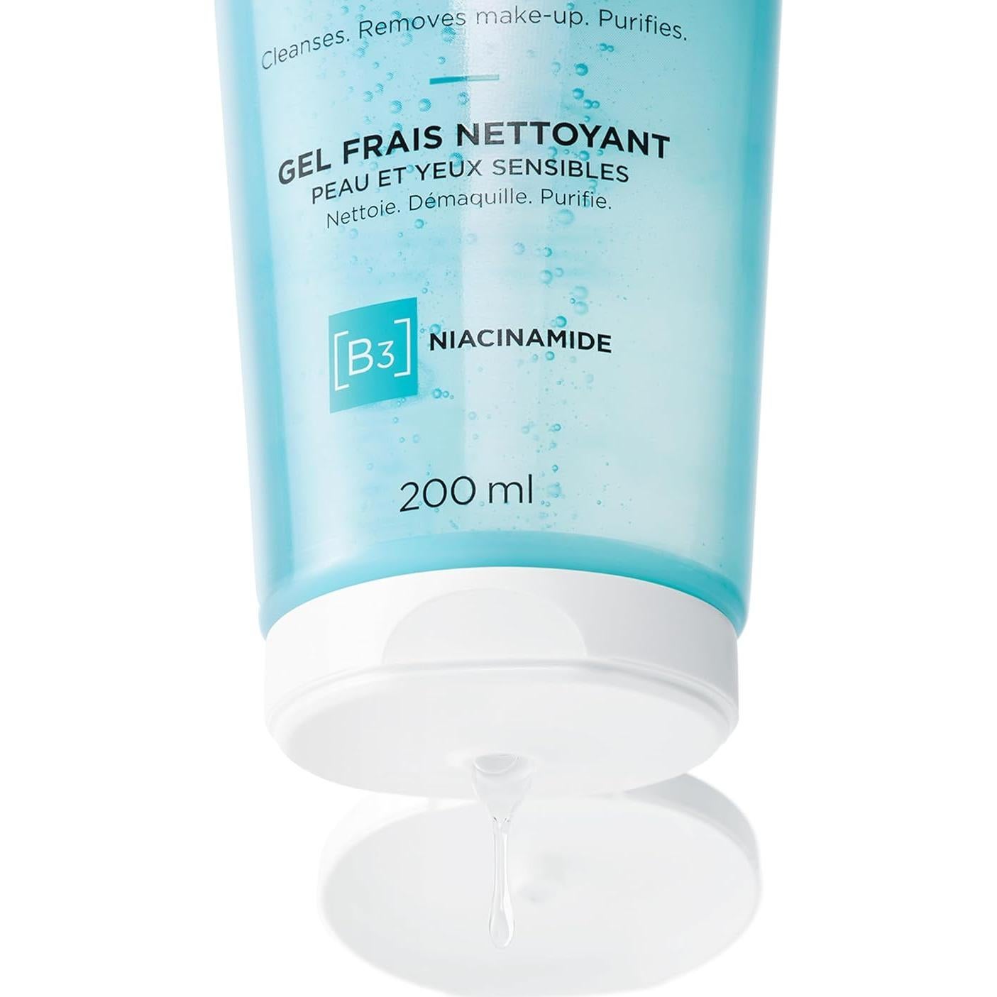 Gel Limpiador Fresco Vichy 200 ml con Glicerina y Niacinamida