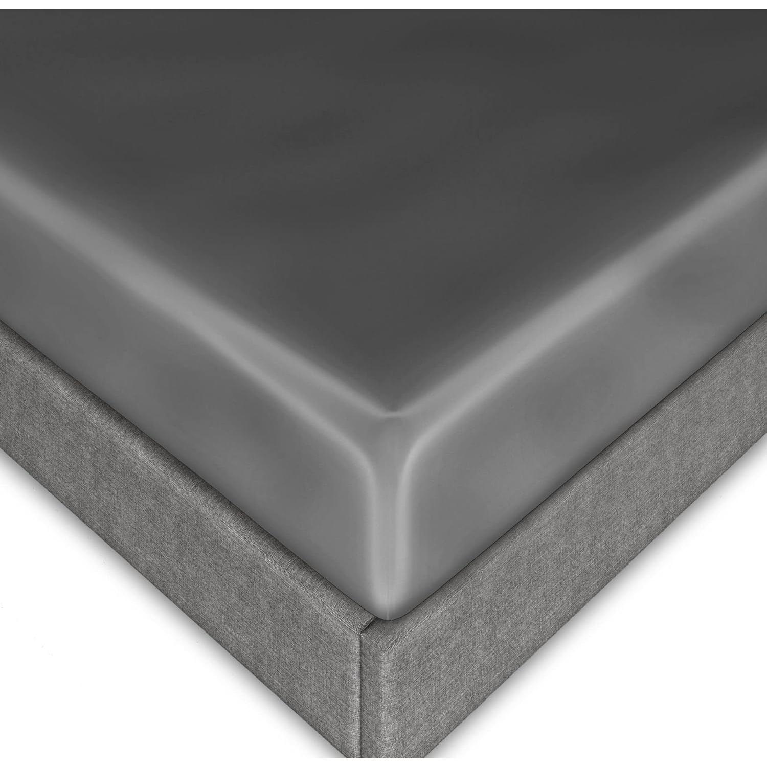 Sábana Ajustable de Seda 100% Mulberry Park Twin X-Larga 22 Momme