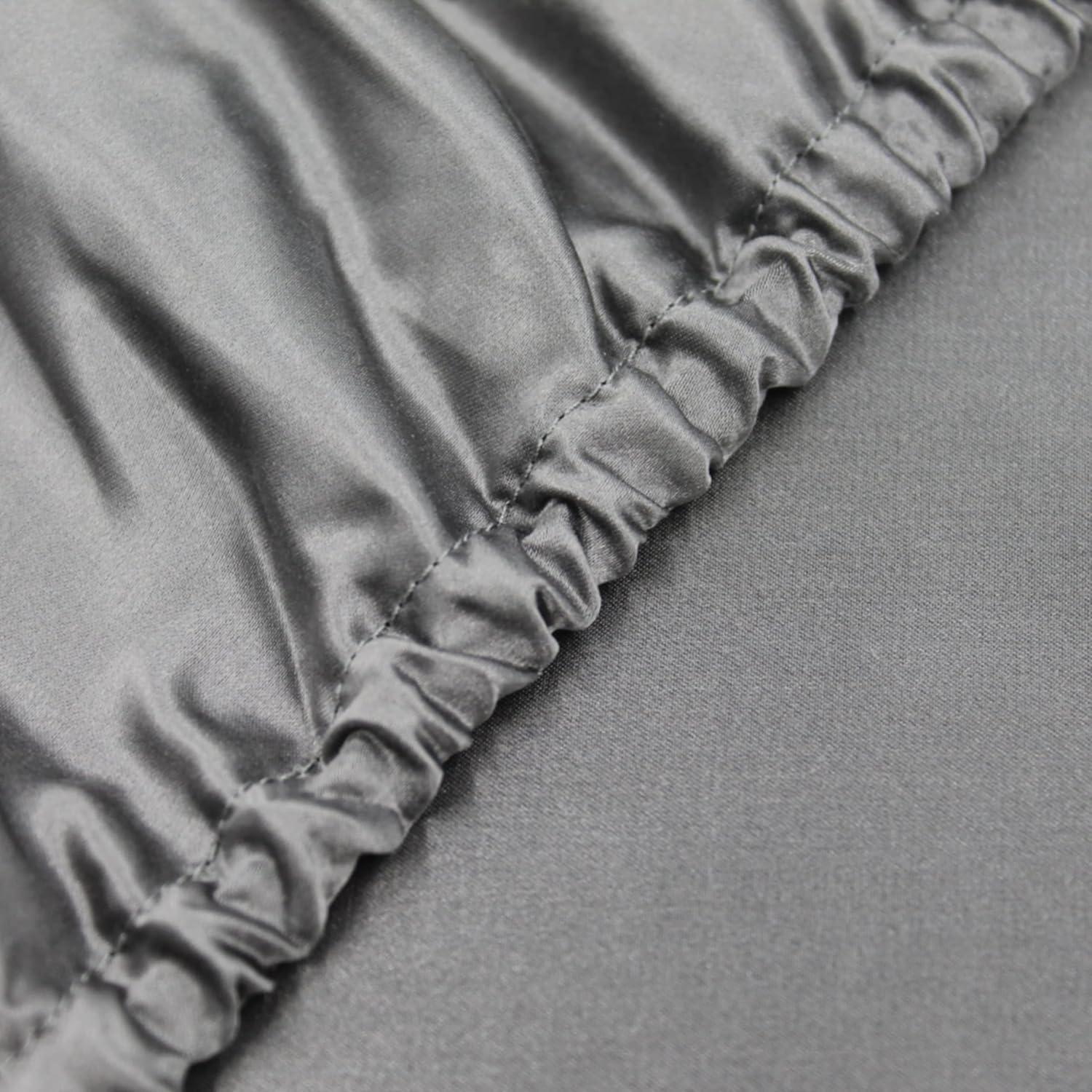 Sábana Ajustable de Seda 100% Mulberry Park Twin X-Larga 22 Momme