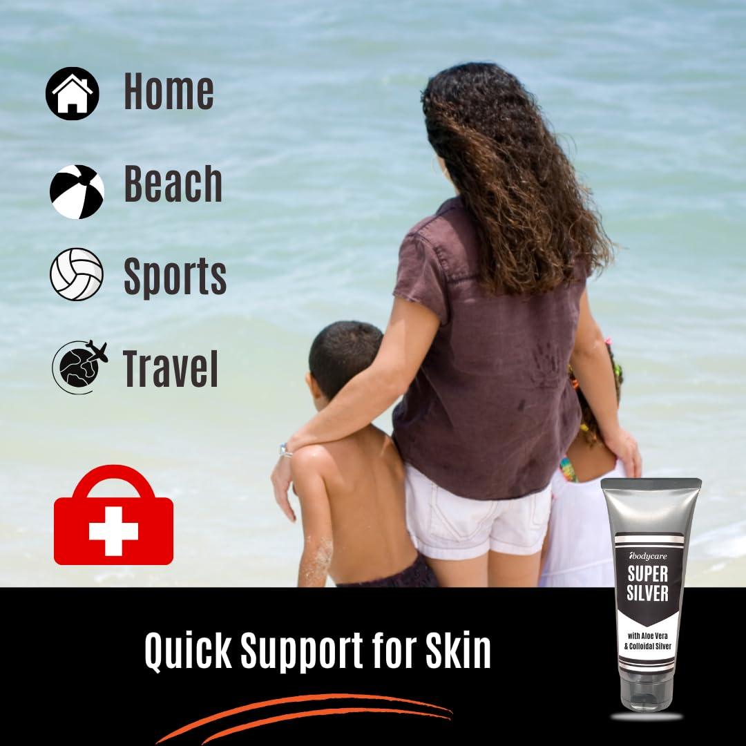 Gel de Plata Coloidal ibodycare 45 PPM 113 g - Hidratante y Calmante