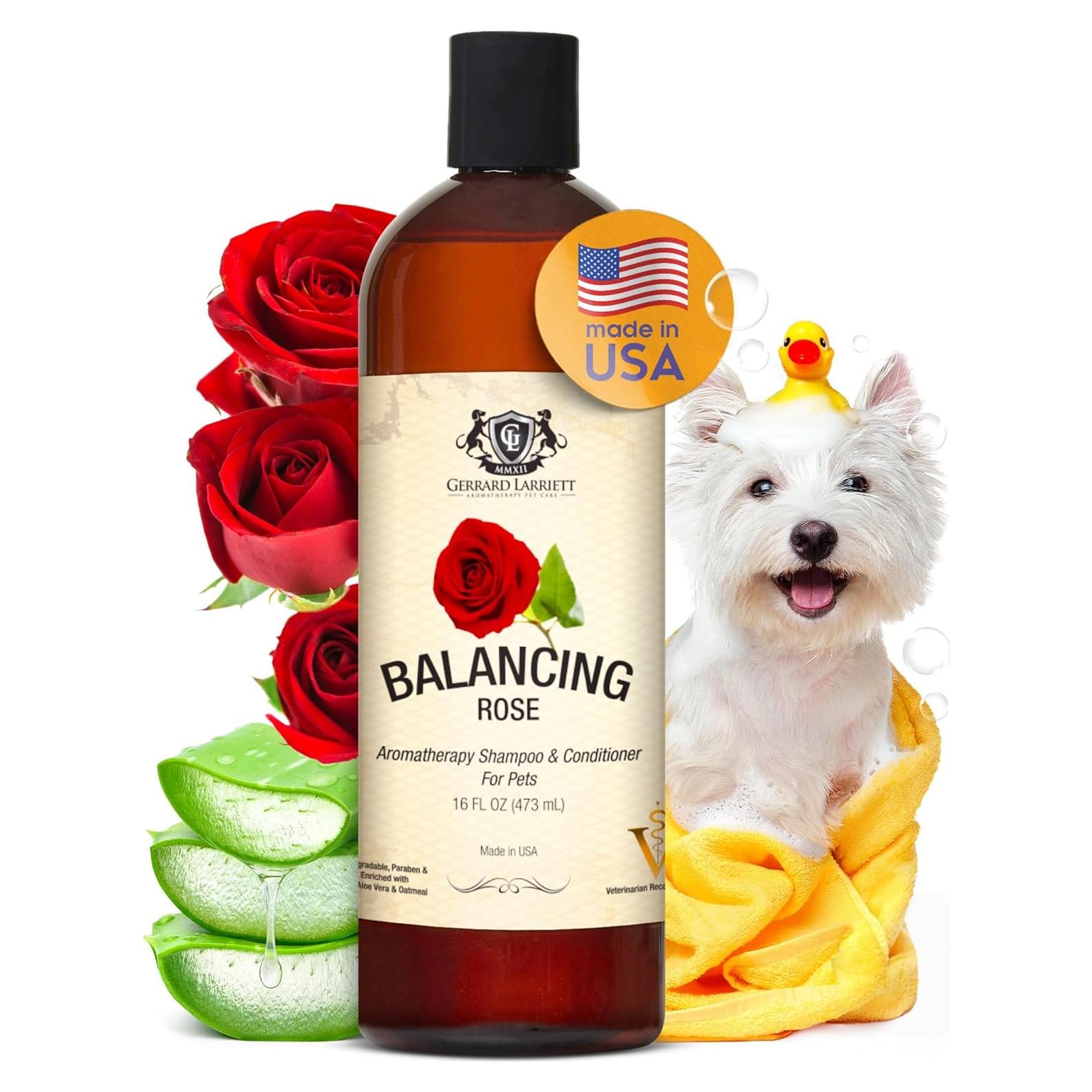 Champú y Acondicionador para Perros Gerrard Larriett 500ml Rosa