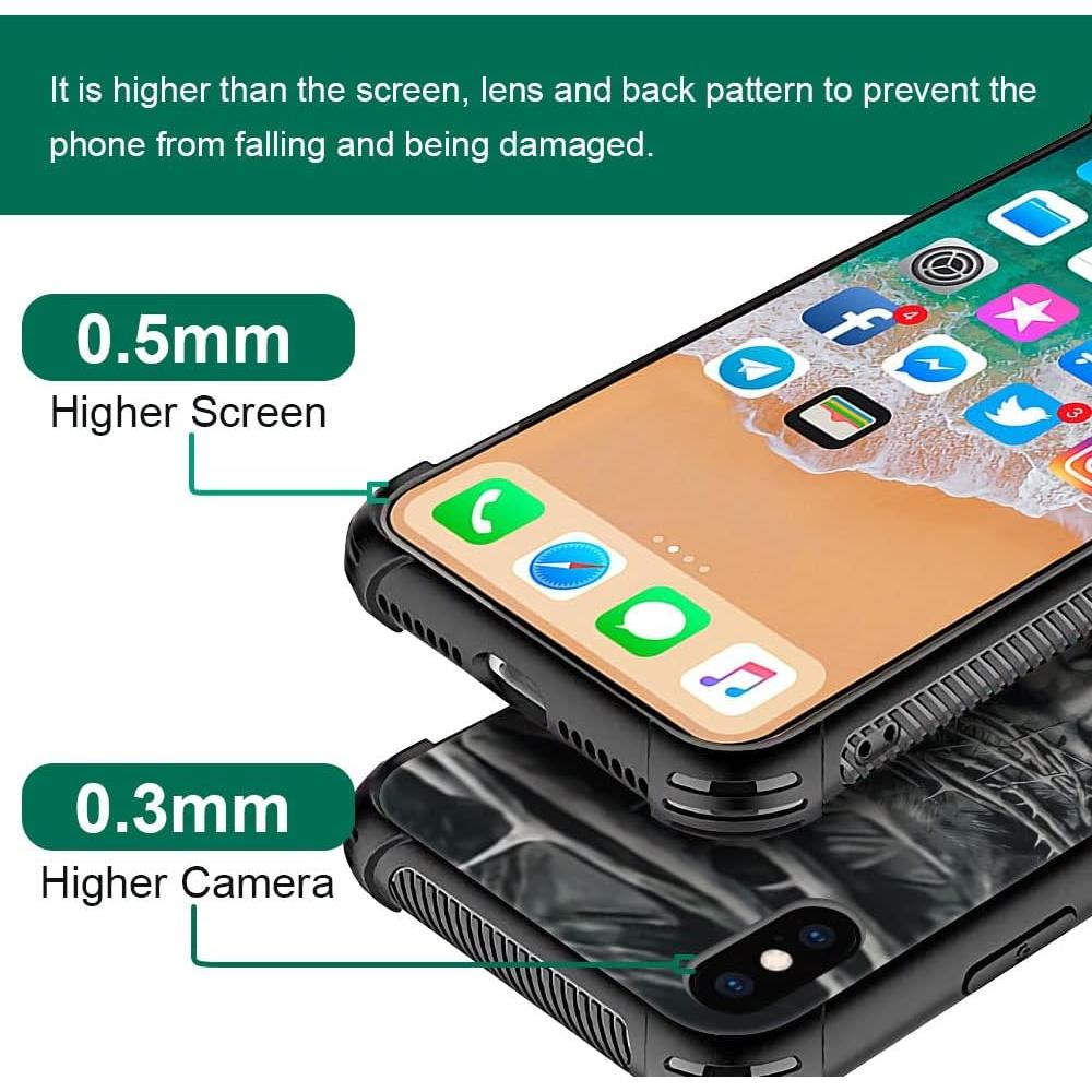 Funda DAIZAG iPhone Xs Max A Prueba de Golpes Bandera Americana