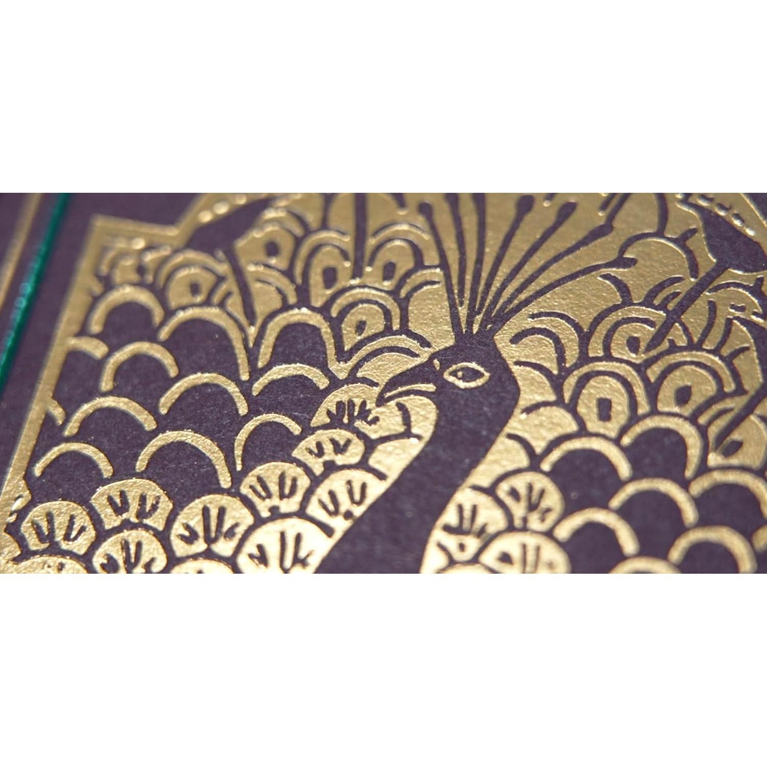 Baraja de Cartas Bicycle Pavo Real Púrpura Premium con Foil Frío